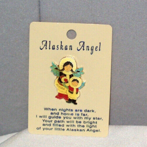ALASKAN ANGEL with Child Lapel Pin by ACE