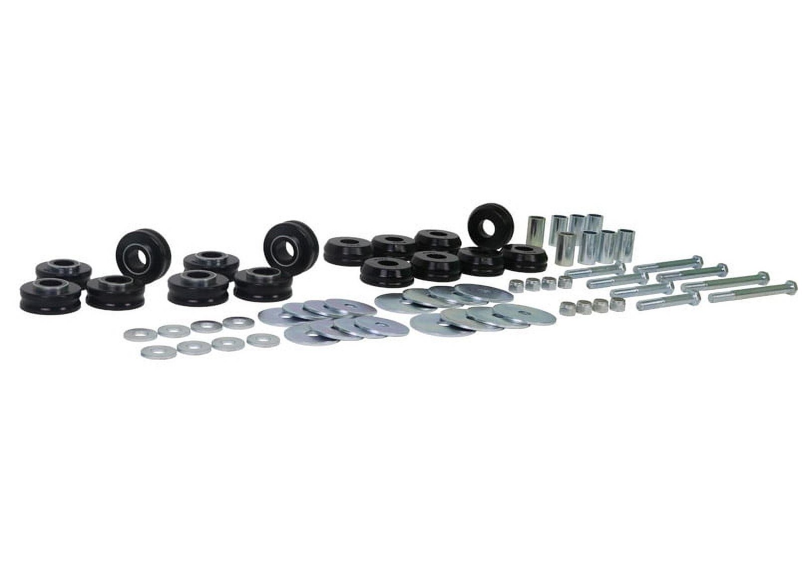 NOLATHANE (ZEDER) BODY MOUNT - BUSHINGS 16 BUSHINGS 8 TUBES 8 TUBES 8 NUTS 24 WA