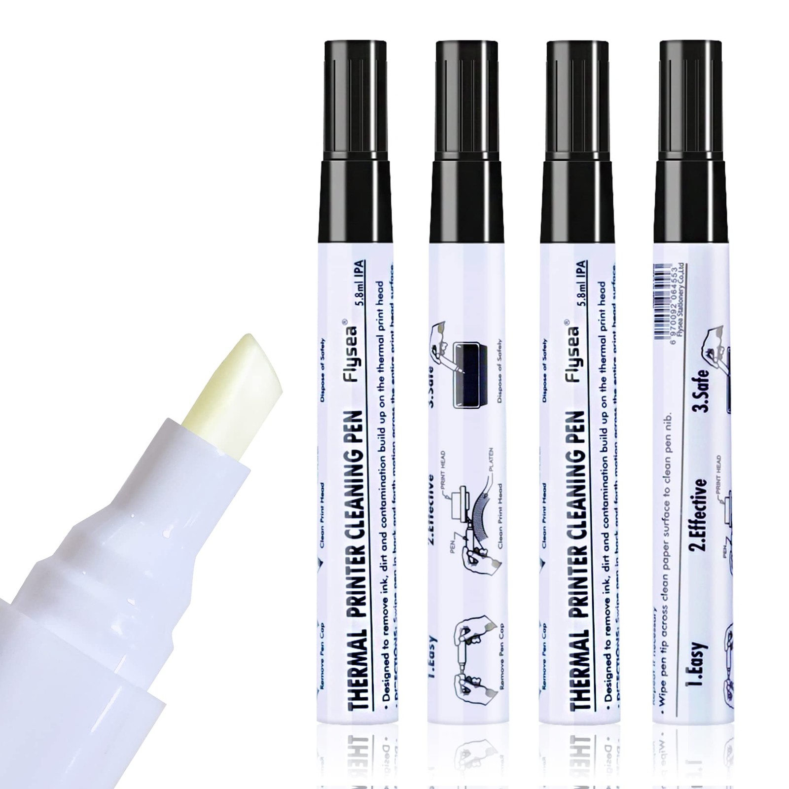 Thermal Printer Printhead Cleaning Pen for Receipt Shipping Label...
