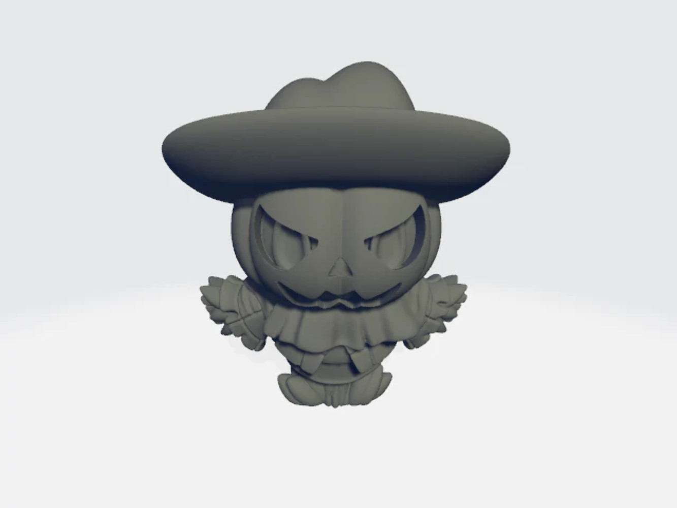 Capsule Chibi - Pumpkin Scarecrow