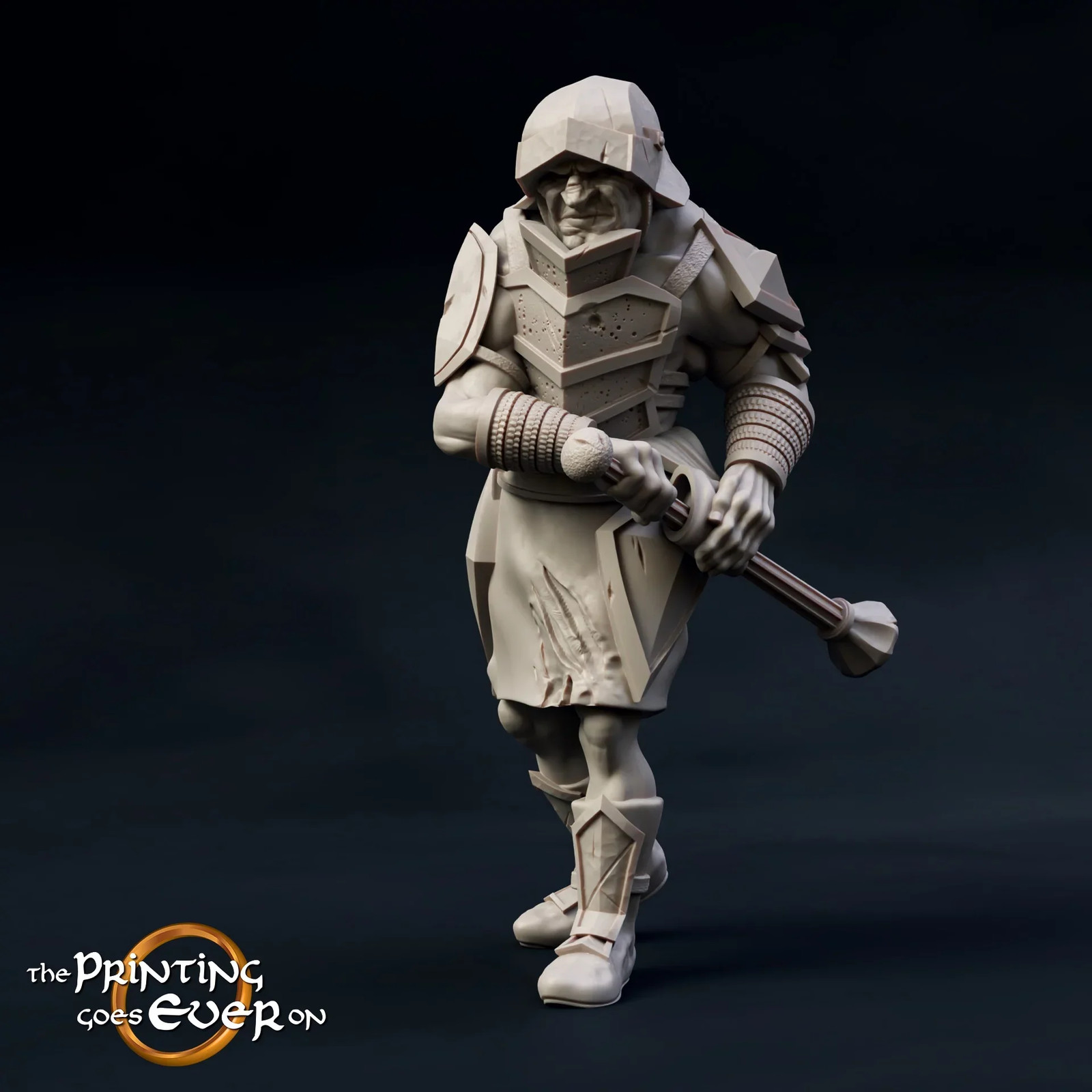 Half Orc Commander Uglab - 28-32mm Death of a - Resin Tabletop Miniature