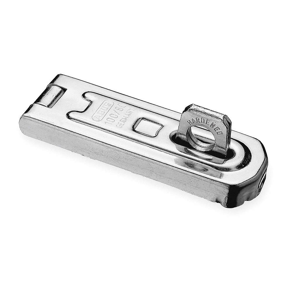 ABUS 100/80 Concealed Hinge Pin Hasp,Fixed,Chrome 3MPH3