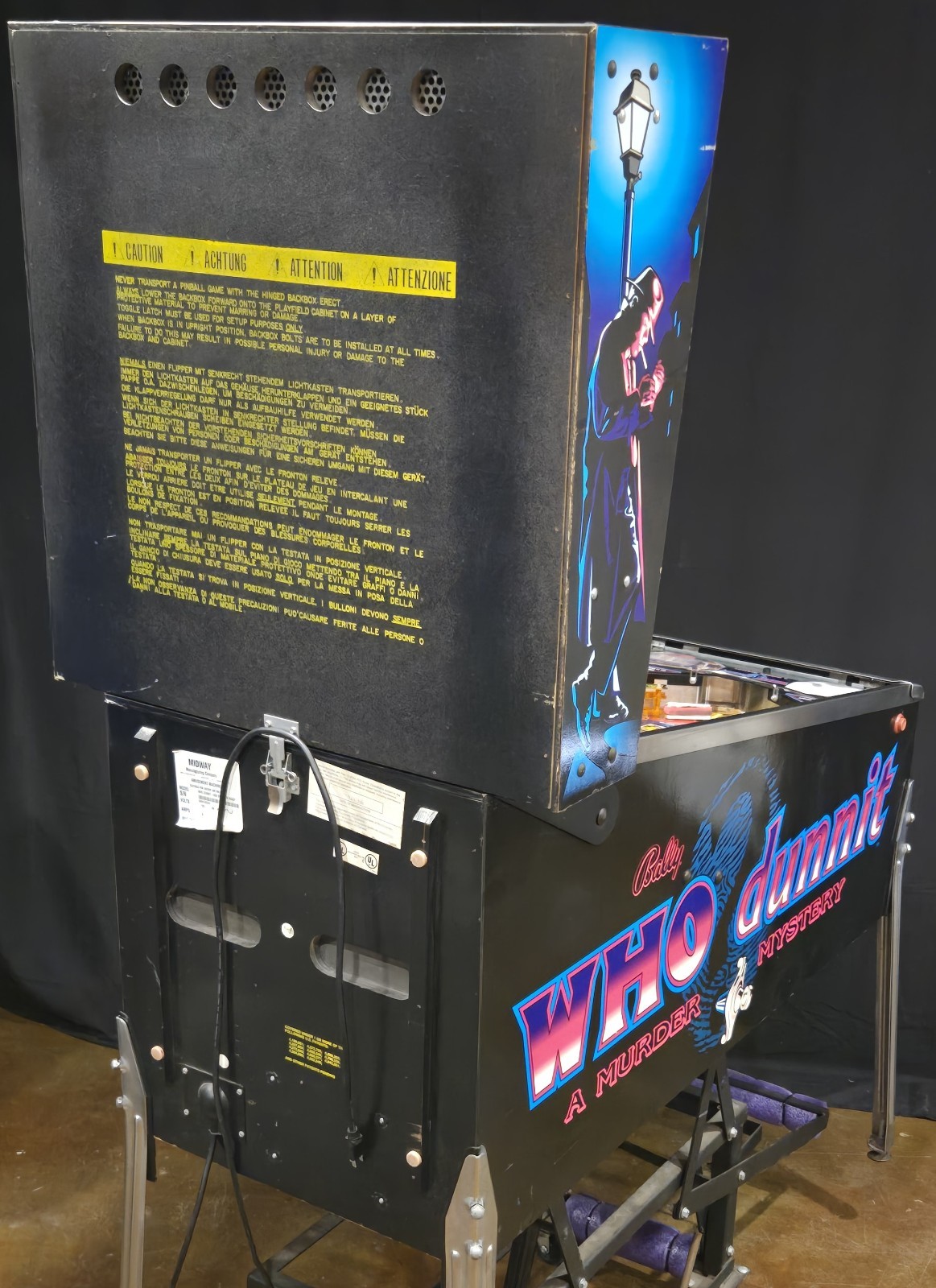 Refurbished Who Dunnit Pinball Machine (Bally) 1995