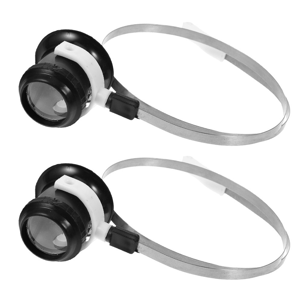 2 Pcs Jewelry Repair Magnifier Jeweler Watch Jewelers Loupe Eyepiece