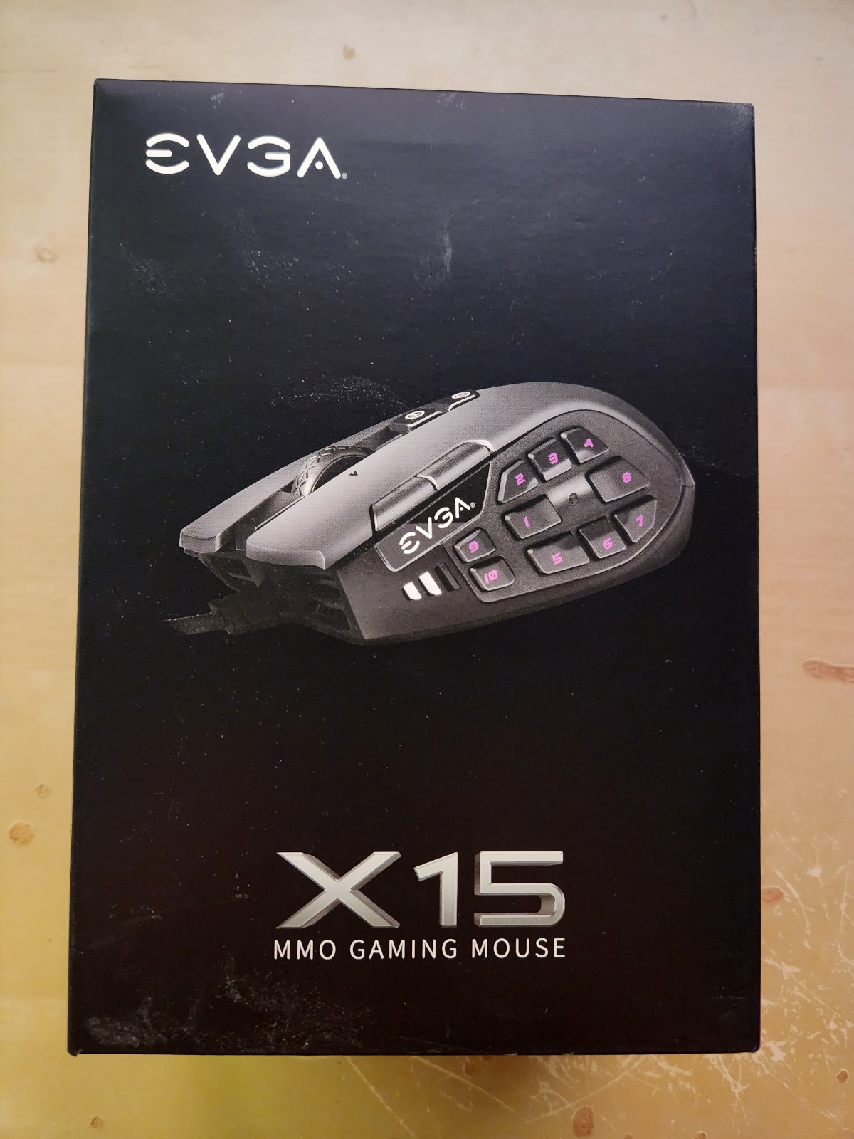 NEW EVGA X15 MMO Gaming Mouse Wired Color Black 904-W1-15BK-KR