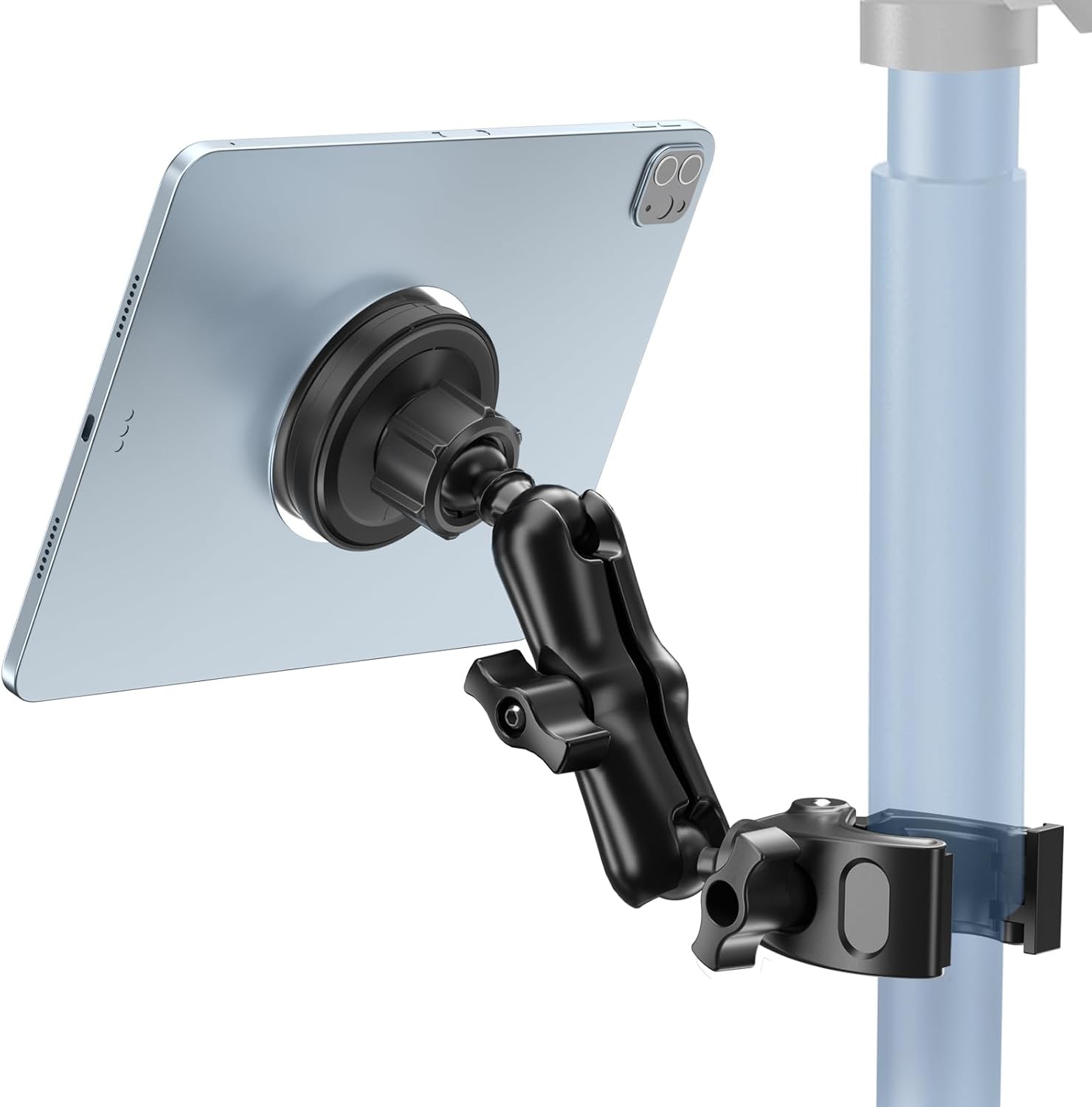 Tablet Mic Stand Mount 360 Adjustable Phone Holder Clamp Heavy-Duty For Music
