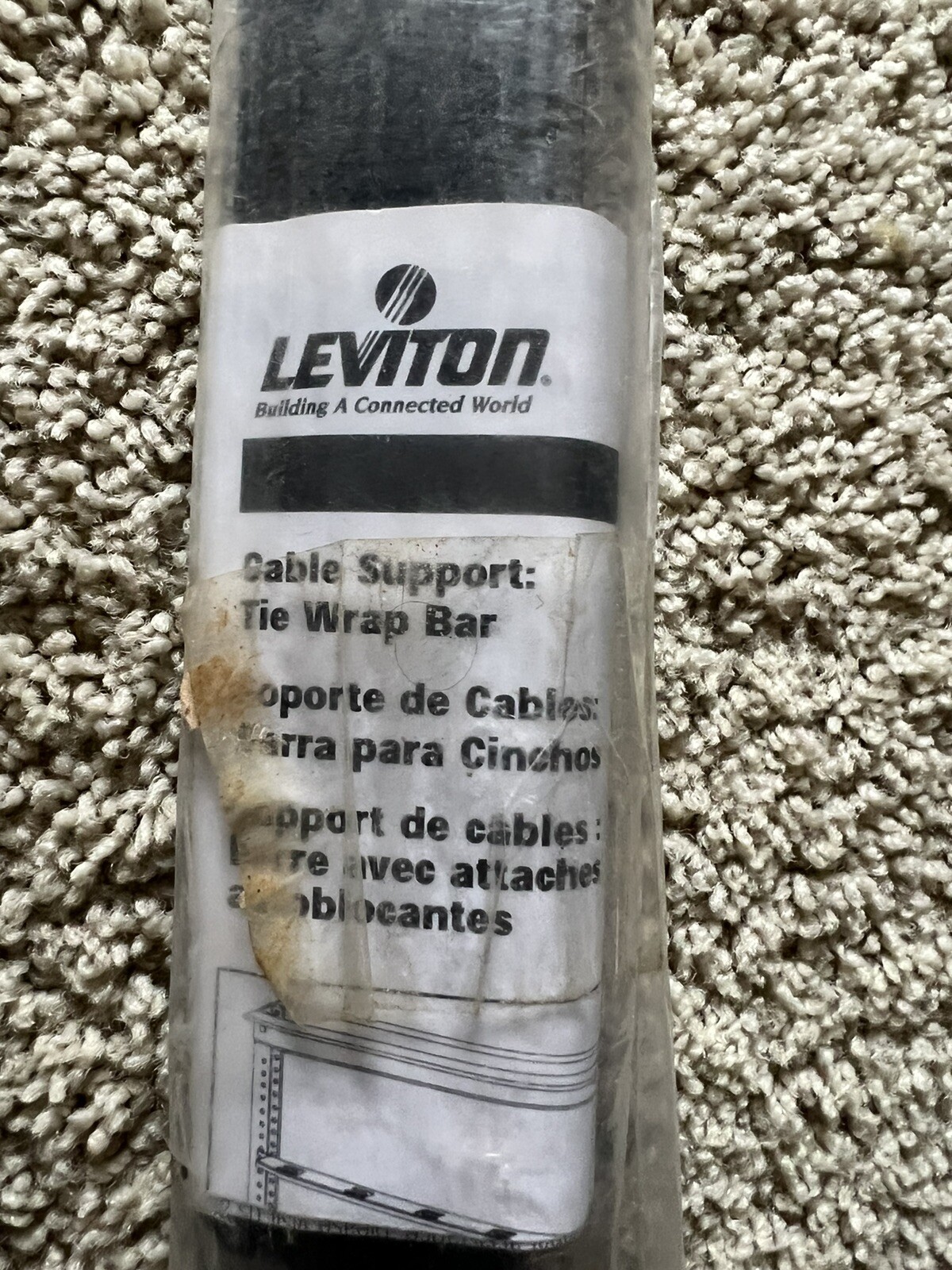 New Leviton 49258-TWB Tie Wrap Bar