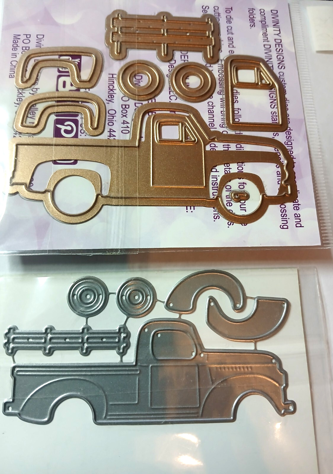 2 NEW TRUCK die sets: Impression Obsession Dies & Divinity Designs Dies