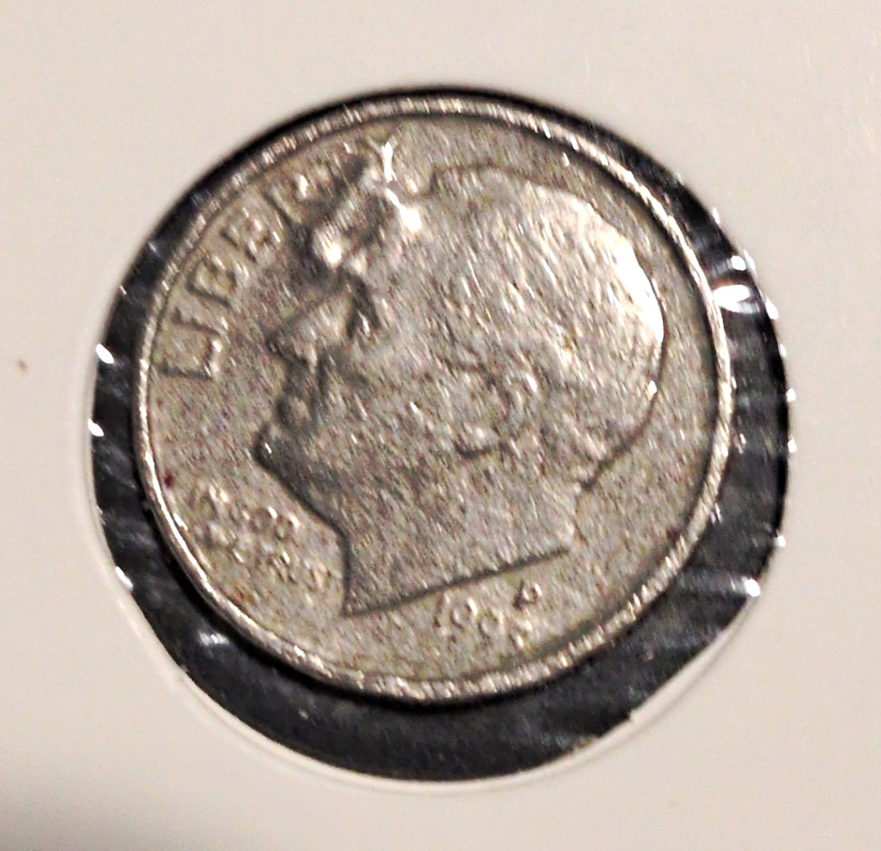 1952-D Roosevelt Dime 10C Denver Business Strike 90% Silver KM#199