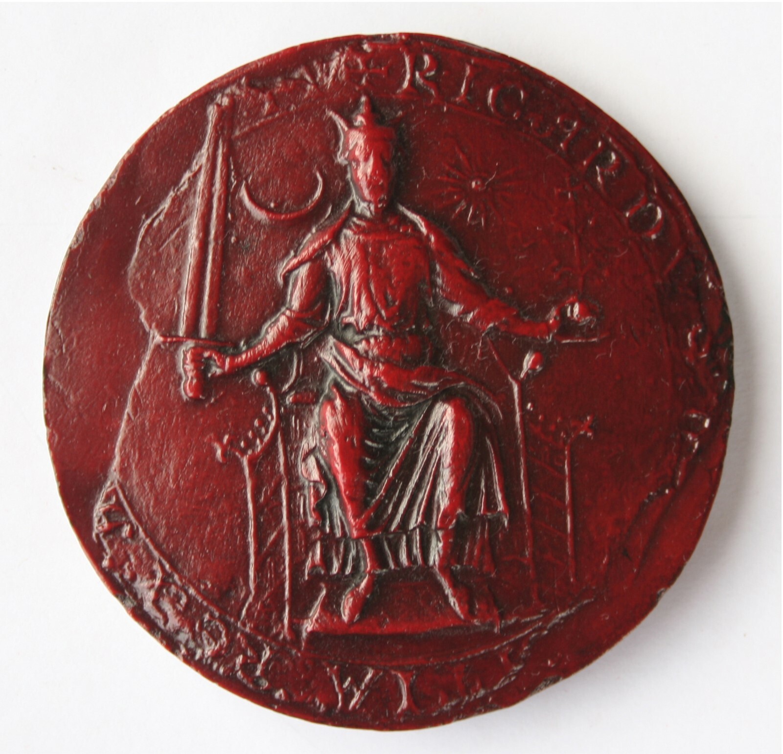 King Richard I Lion Heart Great Wax Seal Medieval Reproduction Collectable Gift