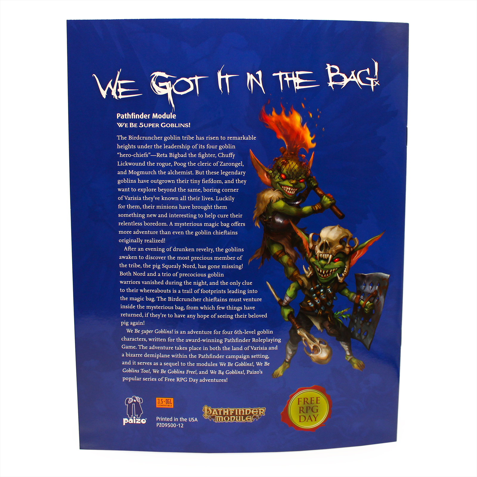 Pathfinder (RPG) Module: We Be 5uper Goblins!