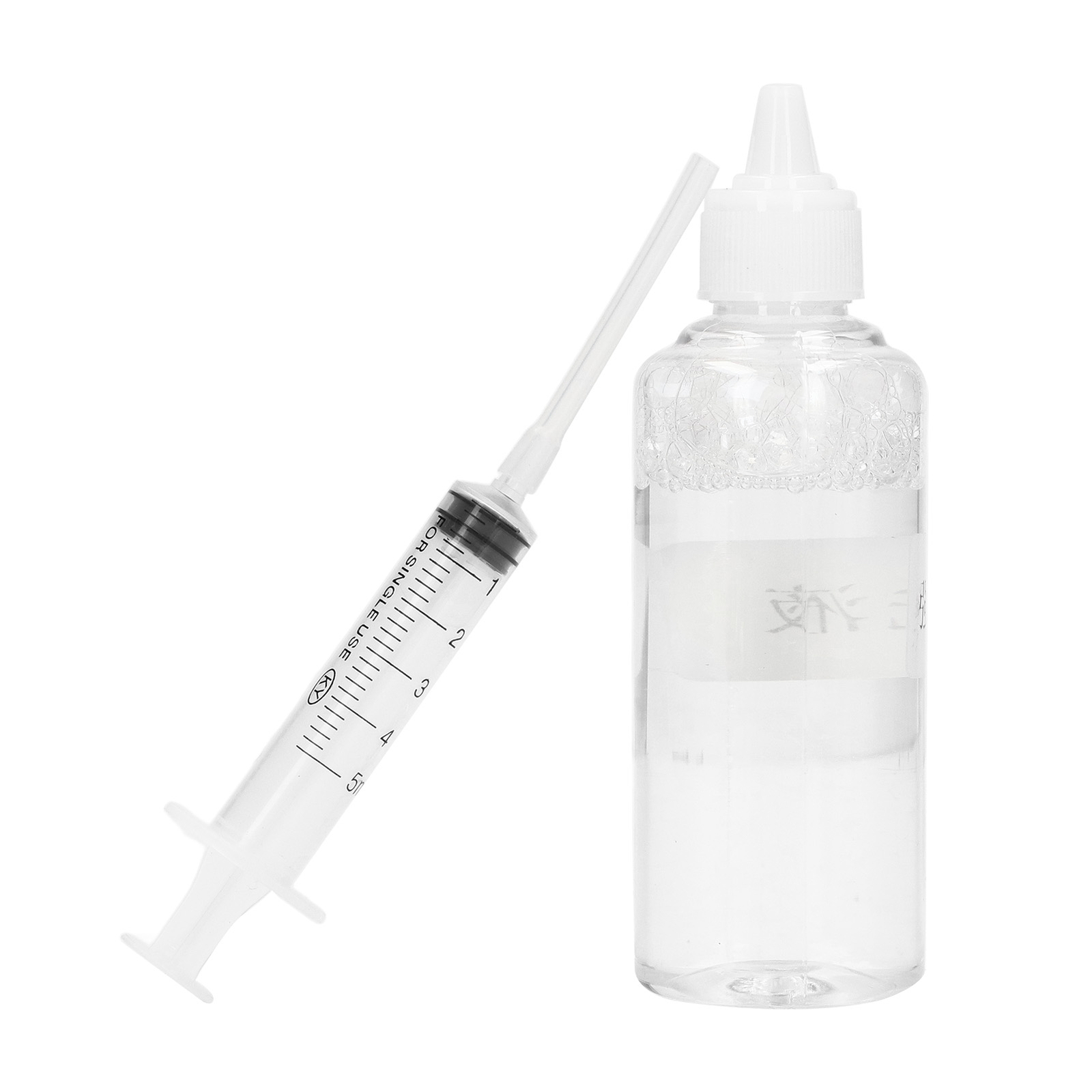 Ink Cleaning Solution Strong Dissolve Nozzle Dye Cleaning Fluid With Syringe