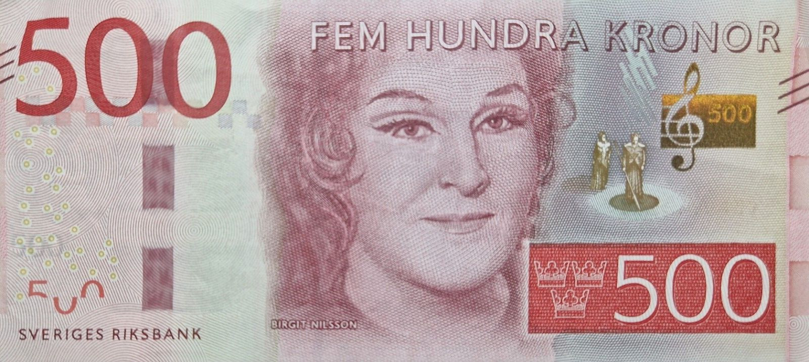 bill 500 sveriges kronor