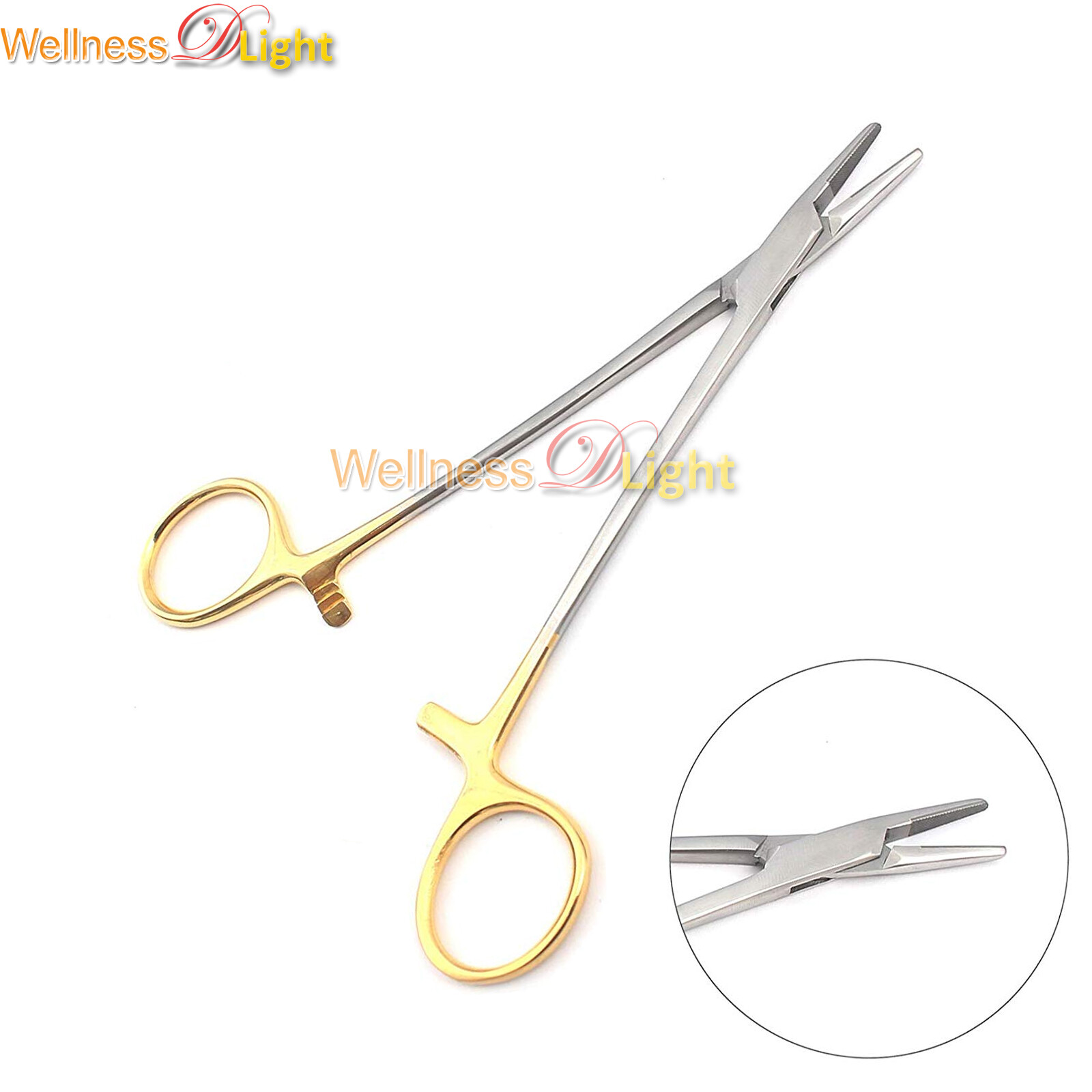 Debakey Needle Holder 7" TC, Fine Point Serrated Jaws Excellent Quality tool