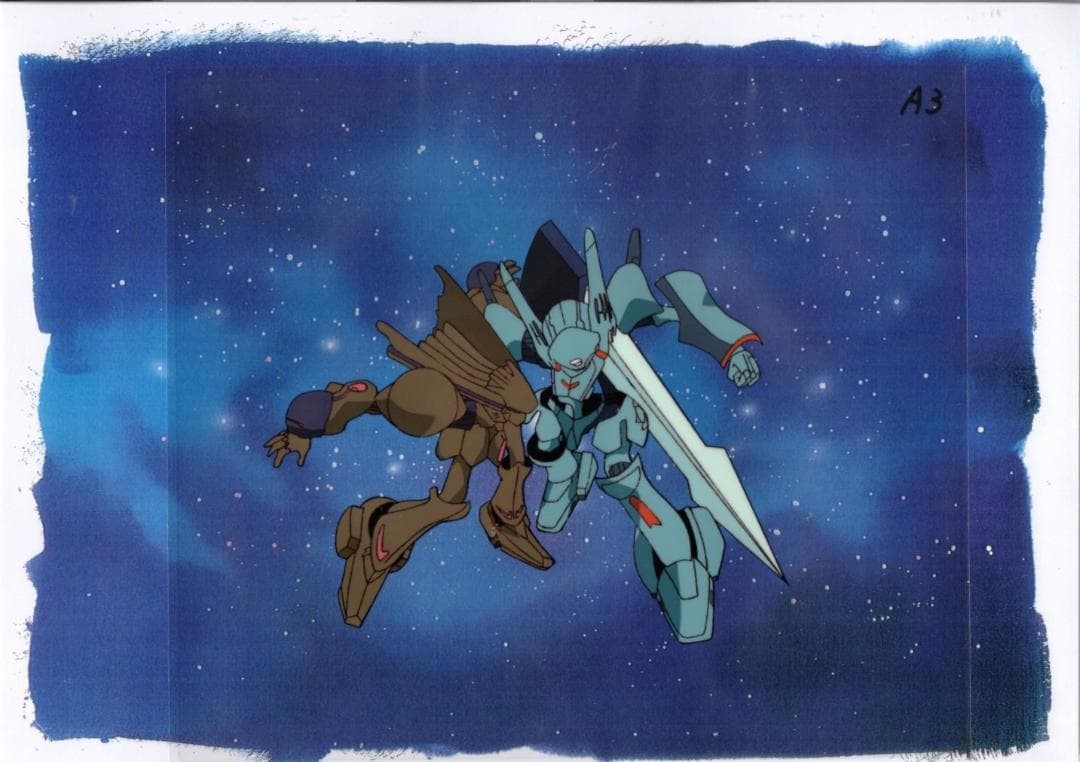 Brain Powered Animation Cel Original Production Painting Anime E-4745