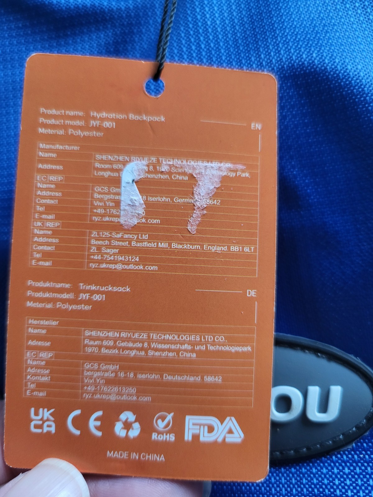 KUYOU Hydration Pack,Hydration Backpack with 2L Hydration Bladder for Running