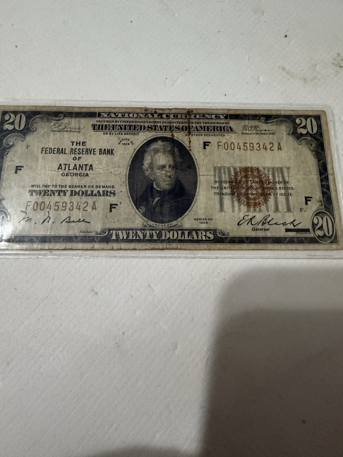 $20 1929 Federal Reserve F 00459342 F🌈🌈