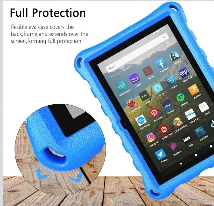 Fire 7" Tablet Case (9/7/5th Gen 2019/2017/2015 Release) iPad Light Weight, Blue