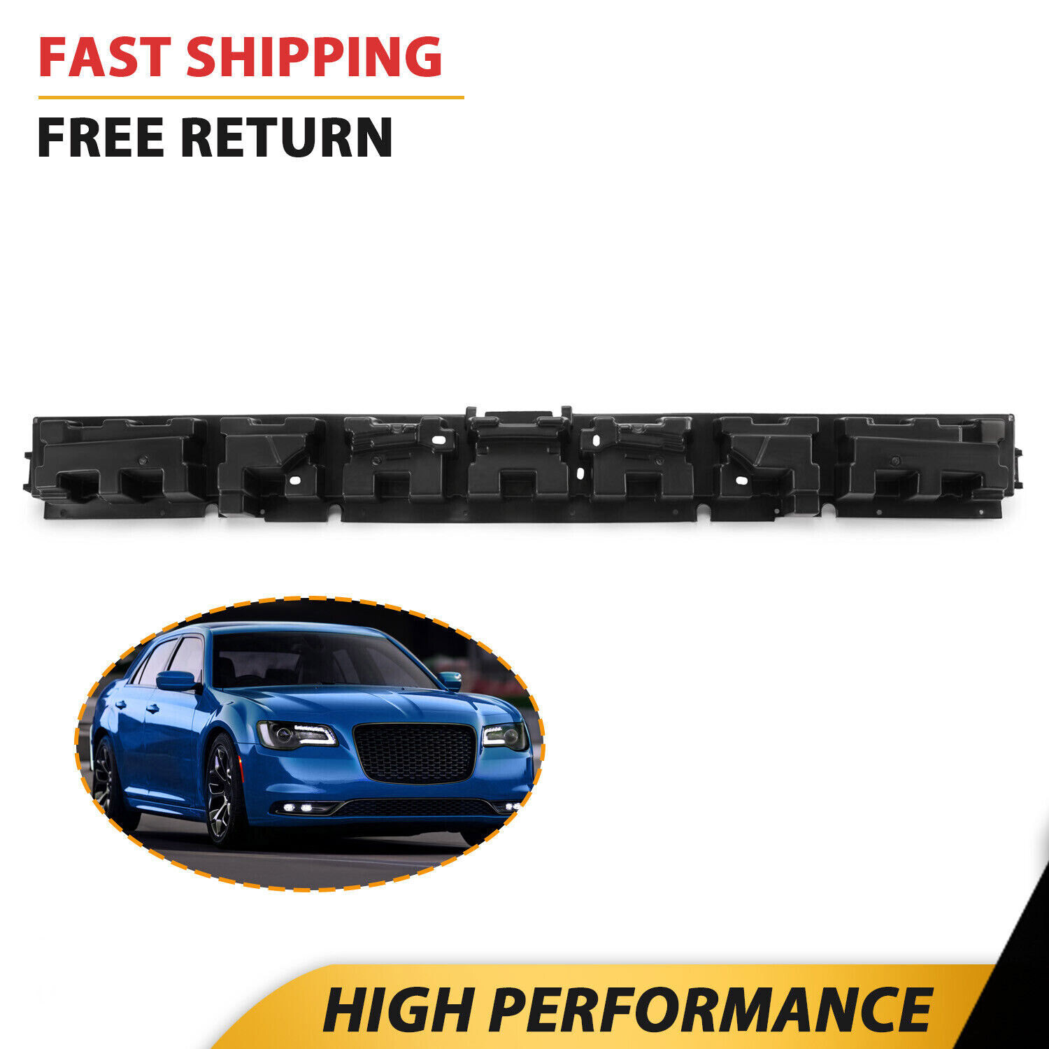 Bumper Face Bar Impact Absorber Front 68214459AB for Chrysler 300 2015-2022 2023