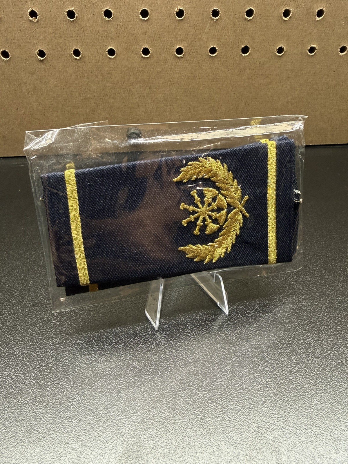 Gold Bugle (4 Bugles) Uniform Epaulets (2-Pack)