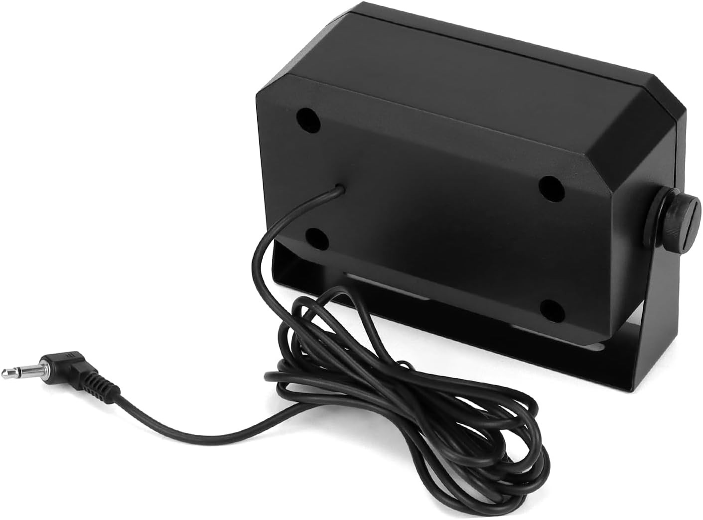 QWORK 5W External Communications Speaker - 2 Pack 8 Ohms with 3.5Mm Plug for Ham