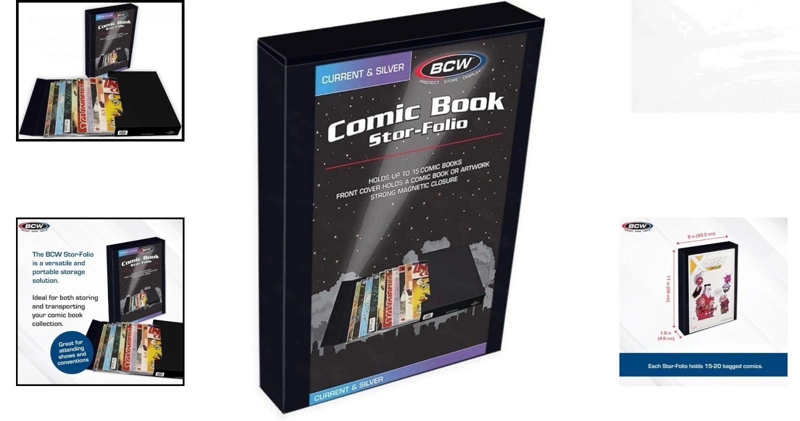 Elegant Comic Book Stor-Folio: Portable Carrier for Current & Silver Age Comics