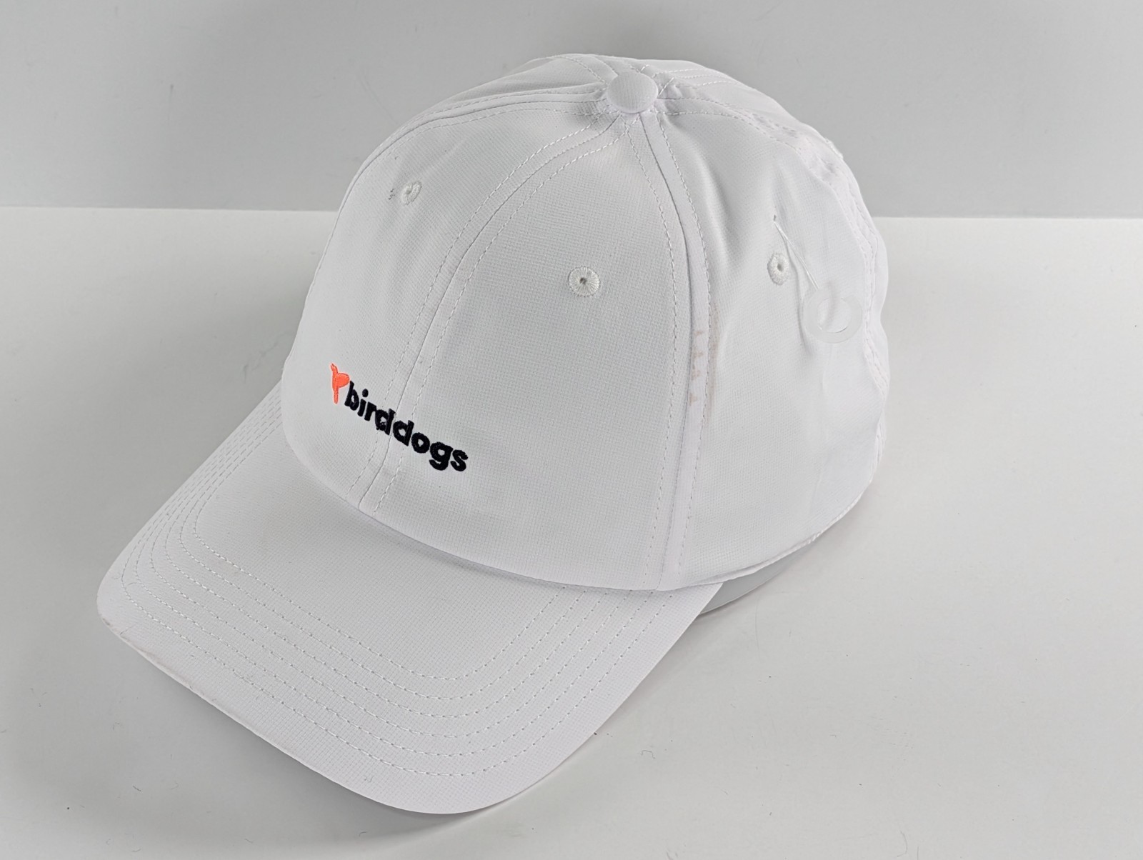 Birddogs Cap Hat Strapback White Adjustable Golf Breathable
