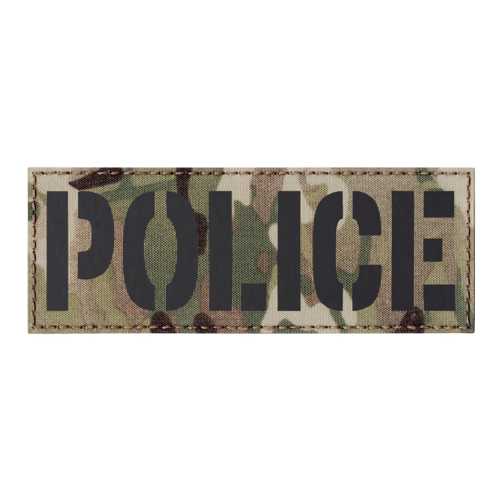 IR police 3x8 multicam law enforcement loadout chest rig MOLLE laser cut patch