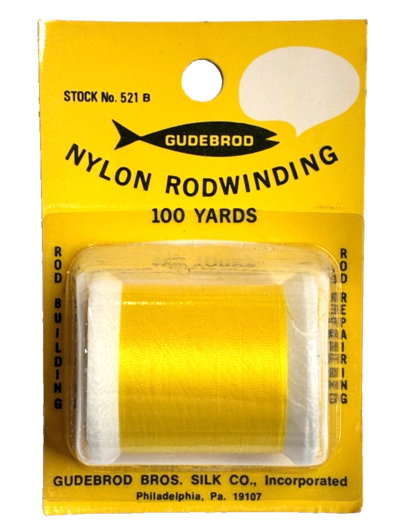 Gudebrod Nylon Thread SET OF THREE Type A Yellow 100-Yard Spool