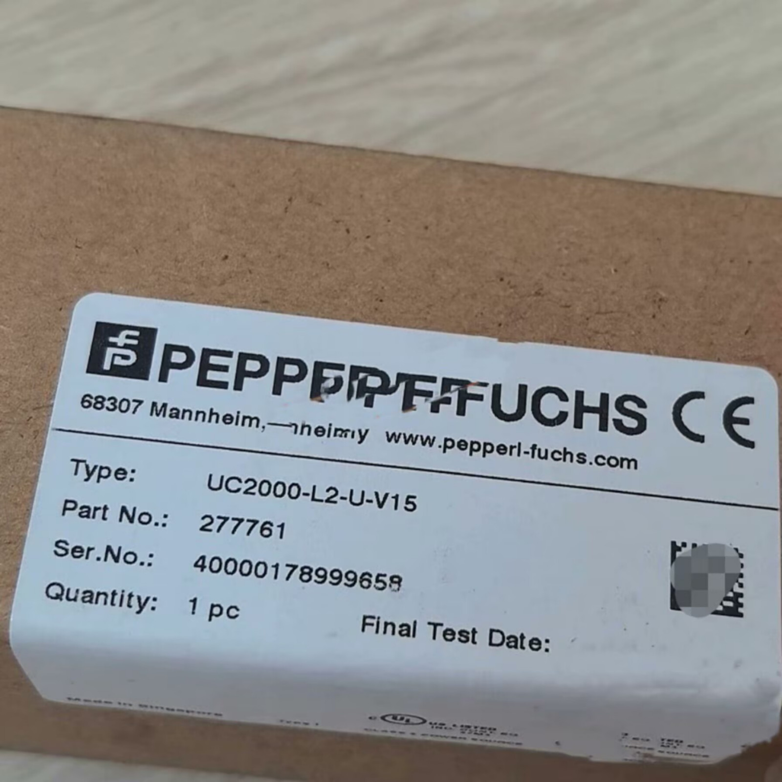 NEW Pepperl+Fuchs UC2000-L2-U-V15 277761 Ultrasonic sensors Fast shipping