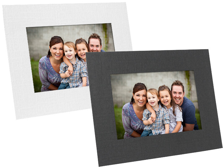 Cardboard Picture Frames 5x7 Black (25 Pack)