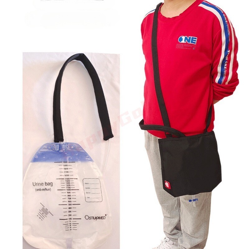 New Catheter Bag Cover Concealed Urine Drainage Bag Fluid Shoulder Bag Holder