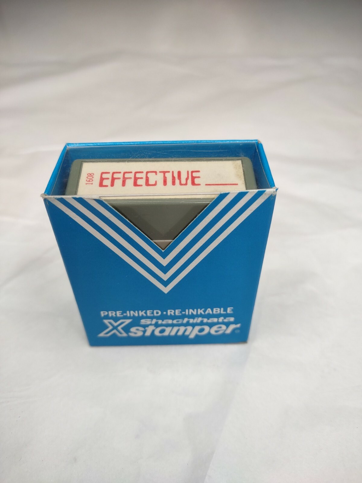 Vintage Xstamper "EFFECTIVE" Red Ink Stock No. 1608