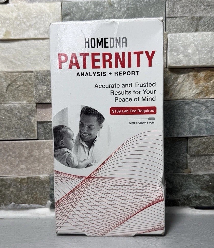 HomeDNA Paternity Analysis + Report Home DNA Test Kit Confidential Cheek Swab