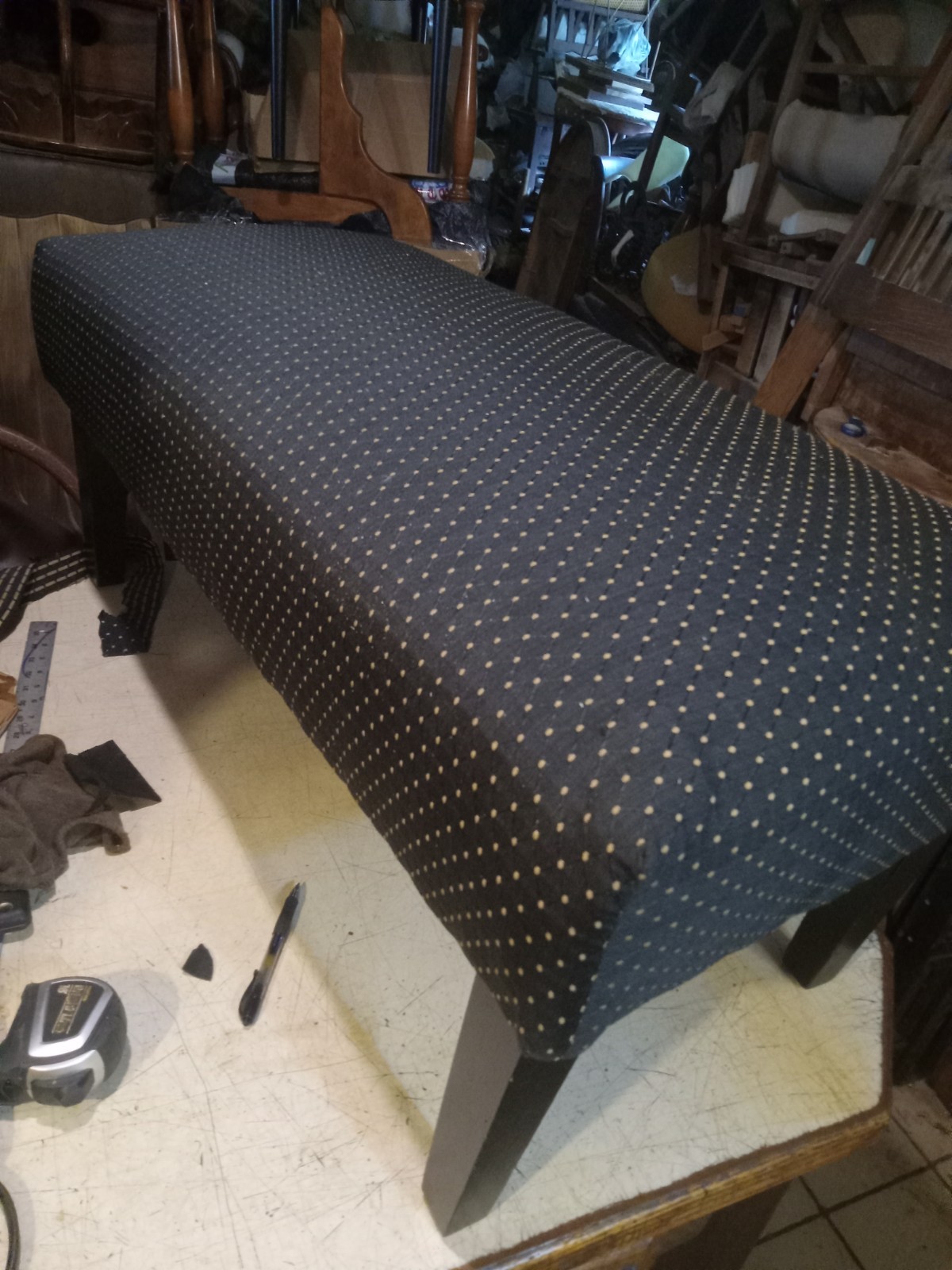 Black End of Bed Bench (BB-21)