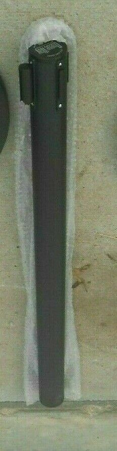 QueueWay Stanchions Black Post with 7.5' retractable belt (M-4)