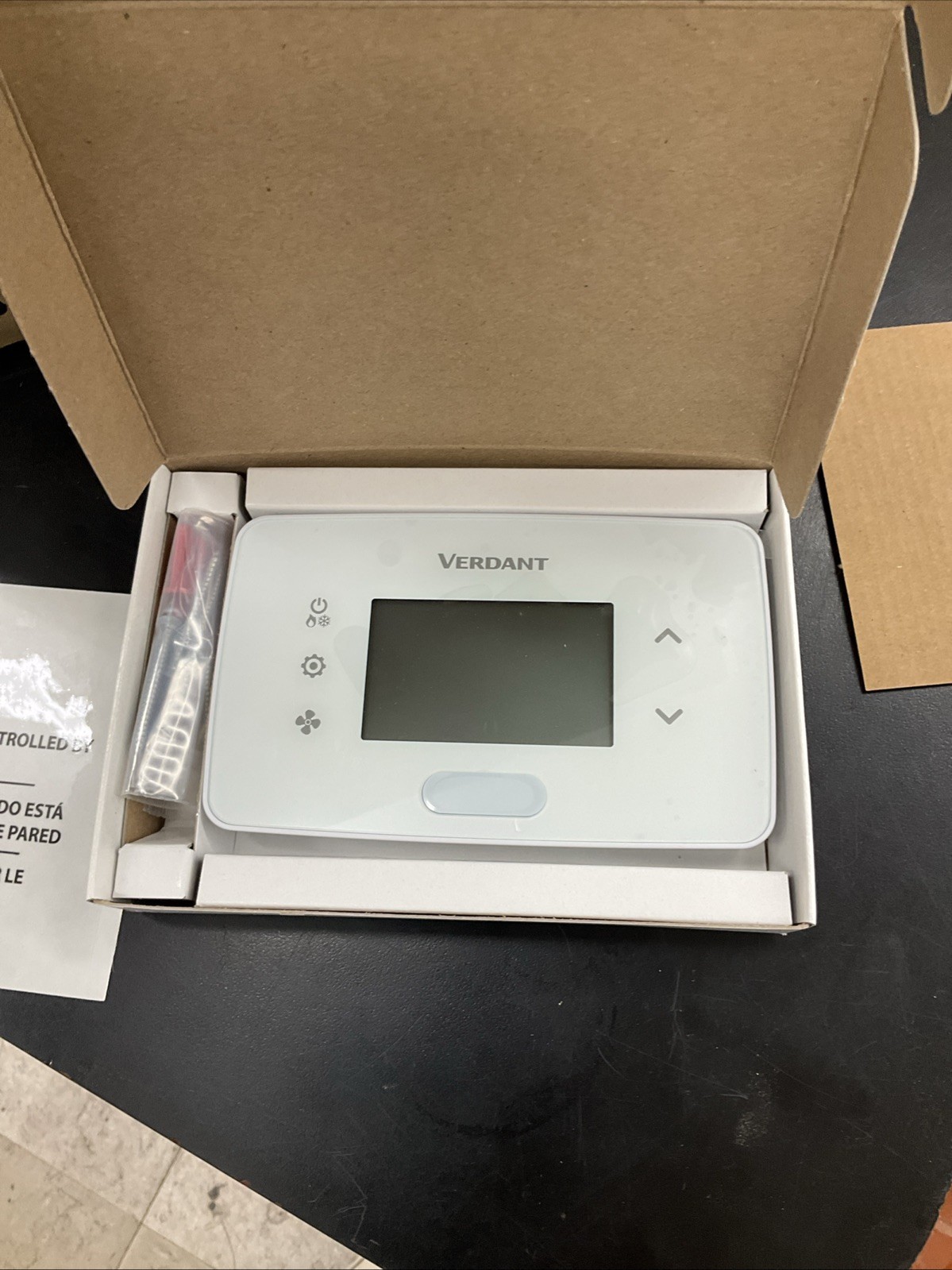 Verdant VX Series Thermostats -model VX4-TR-W