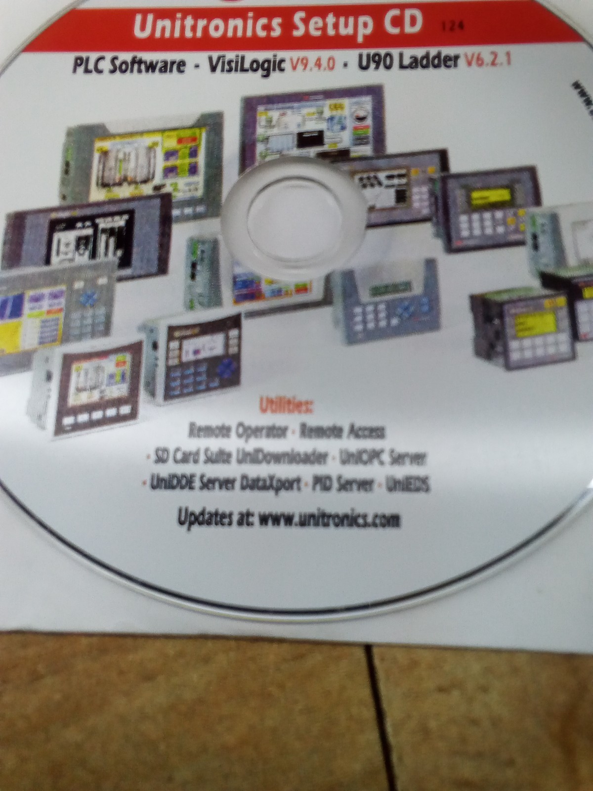 Unitronics Set Up CD VisiLogic V9. 4.0 U90 Ladder V6. 2.1