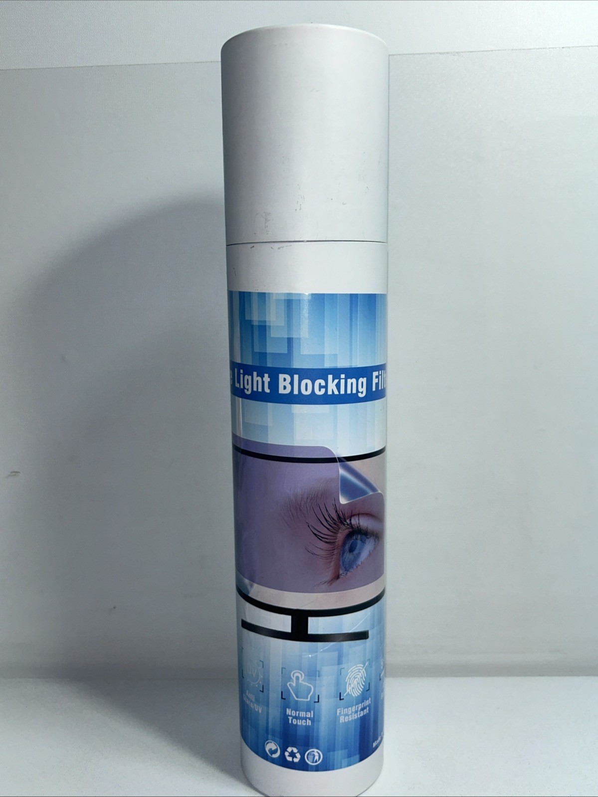 New 22” Blue Light Blocking Screen Protector For Computer, Open Box