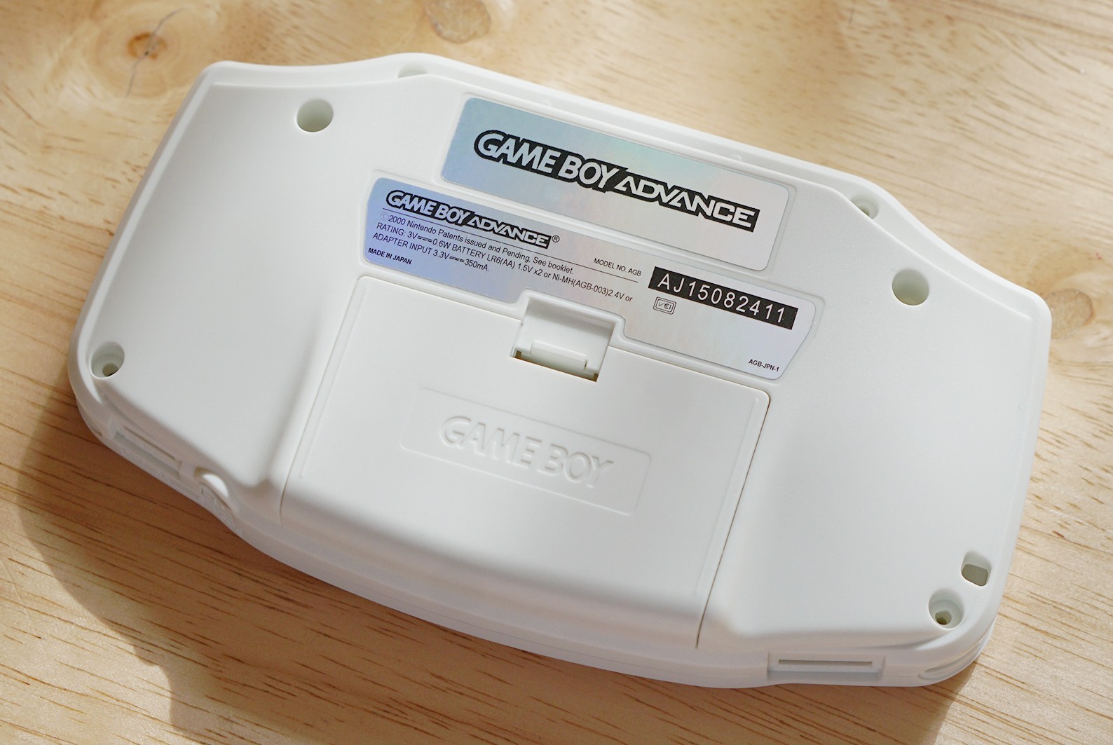 Silver Holographic Back Sticker Set for Gameboy Advance GBA