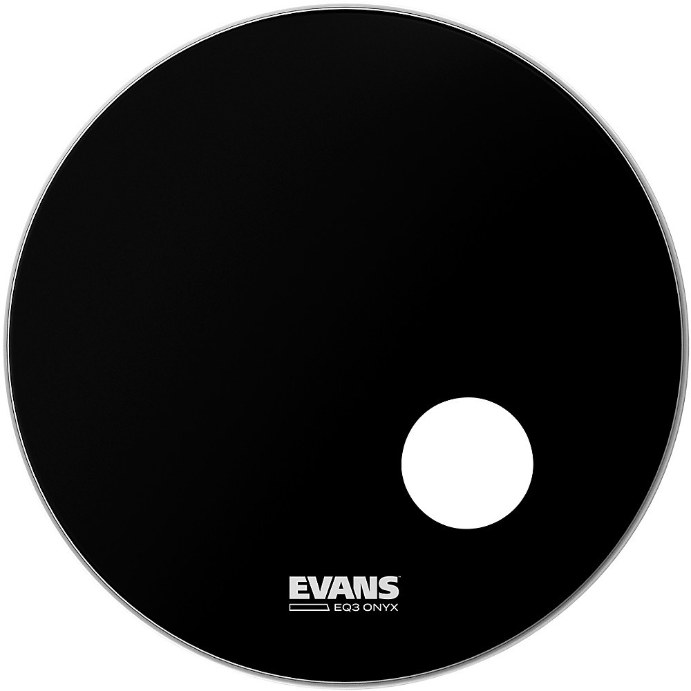 Evans Onyx Resonant Bass Drumhead 22 in.