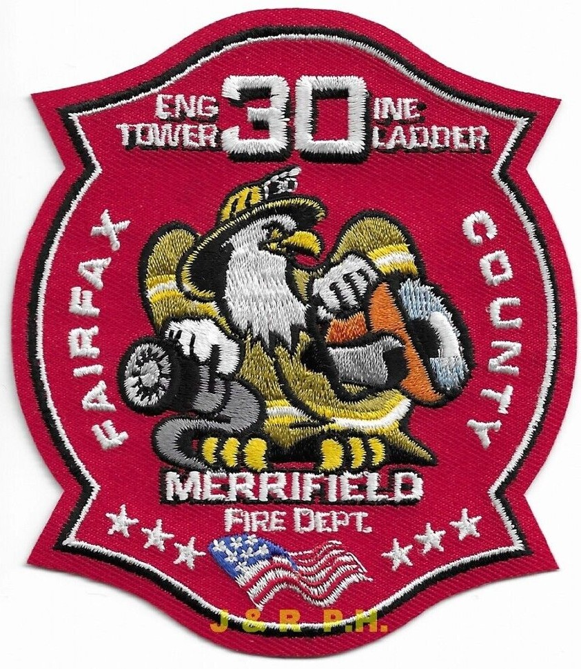 Merrifield Station - 30 / Fairfax County, Virginia (3.5" x 4" size) fire patch