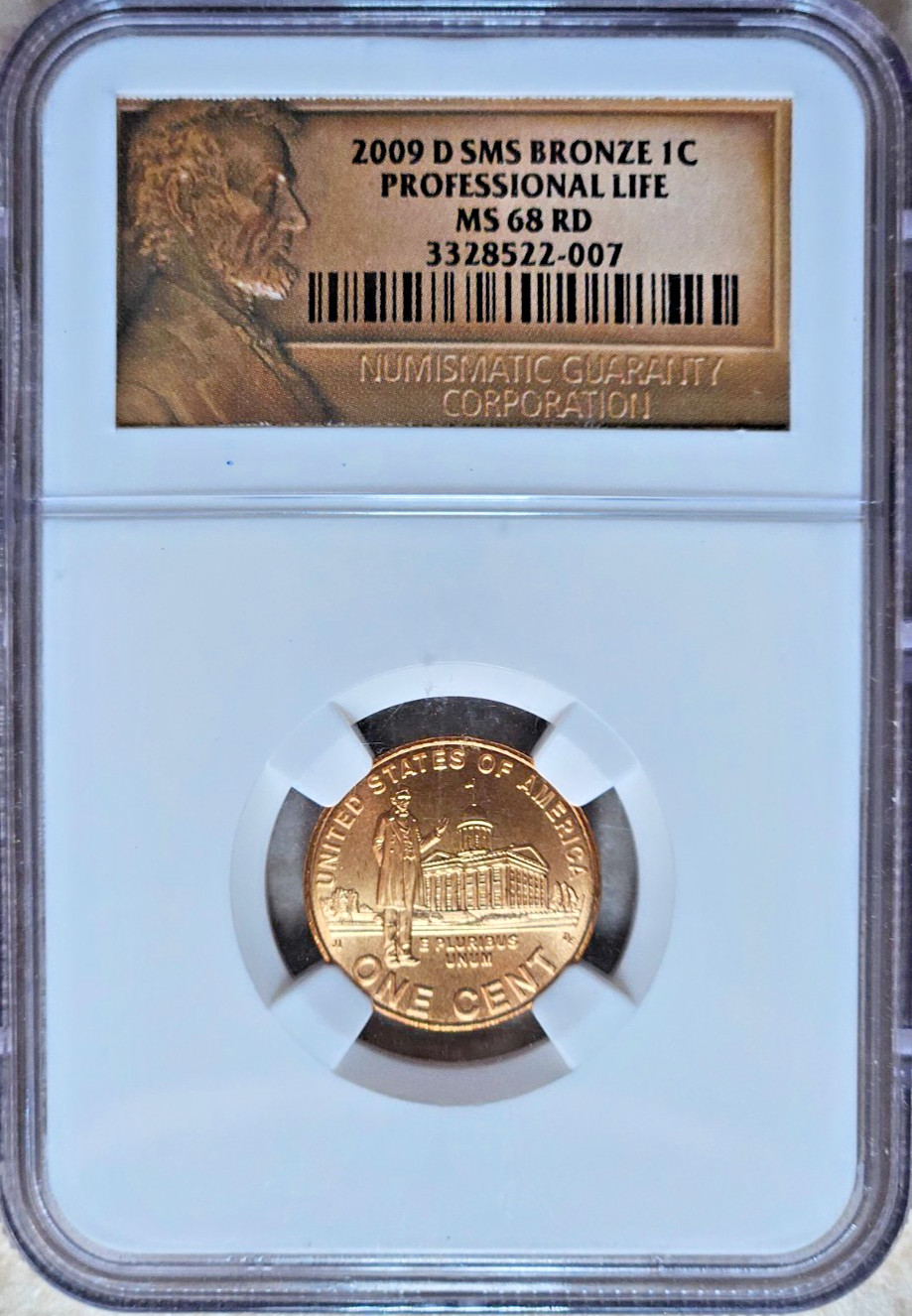 2009 D Lincoln Bicentennial PROFESSIONAL LIFE NGC MS68 RD Bronze Small Cent
