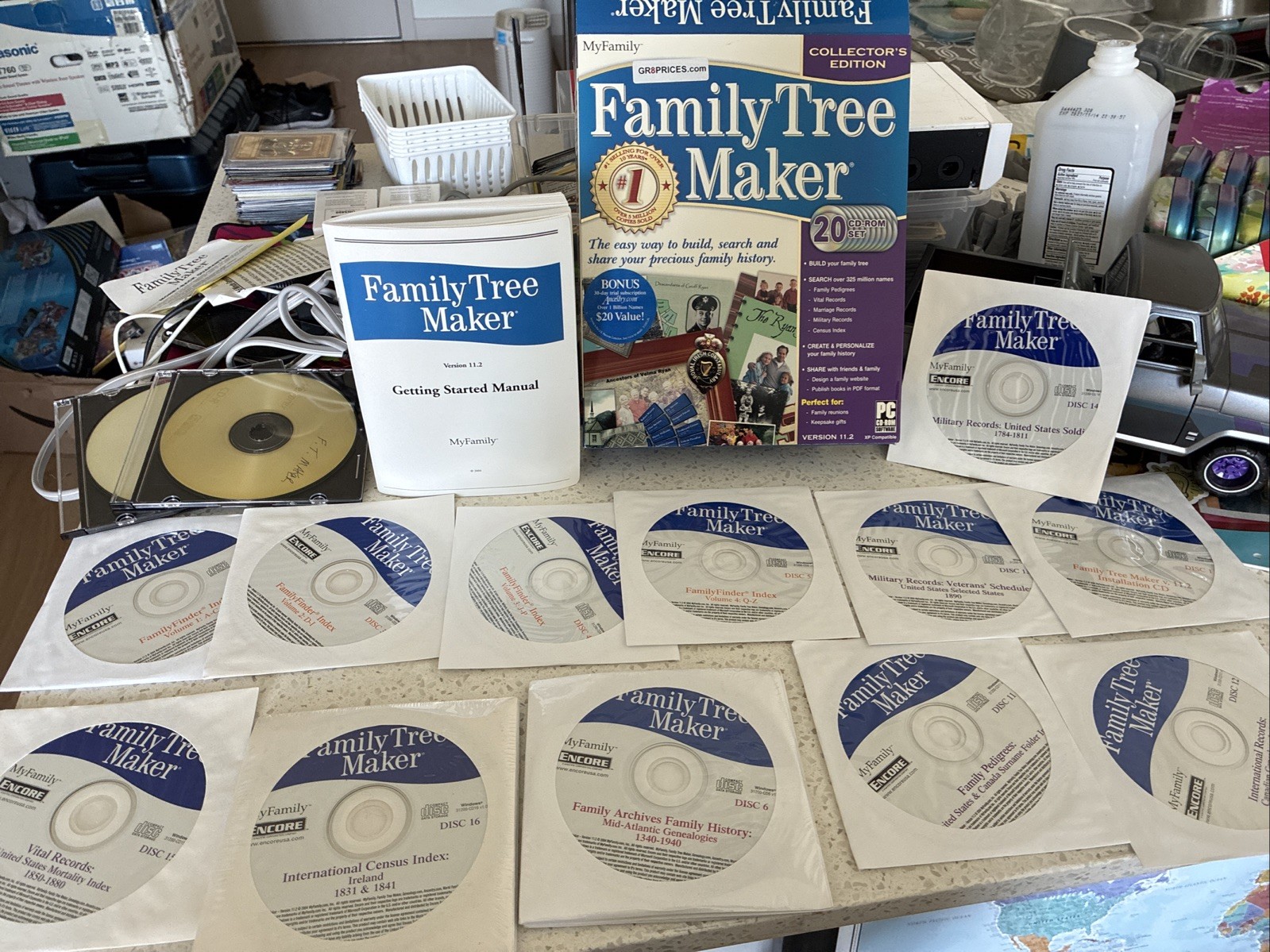 family tree maker Collectors Edition Version 11.2 Some Sealed!