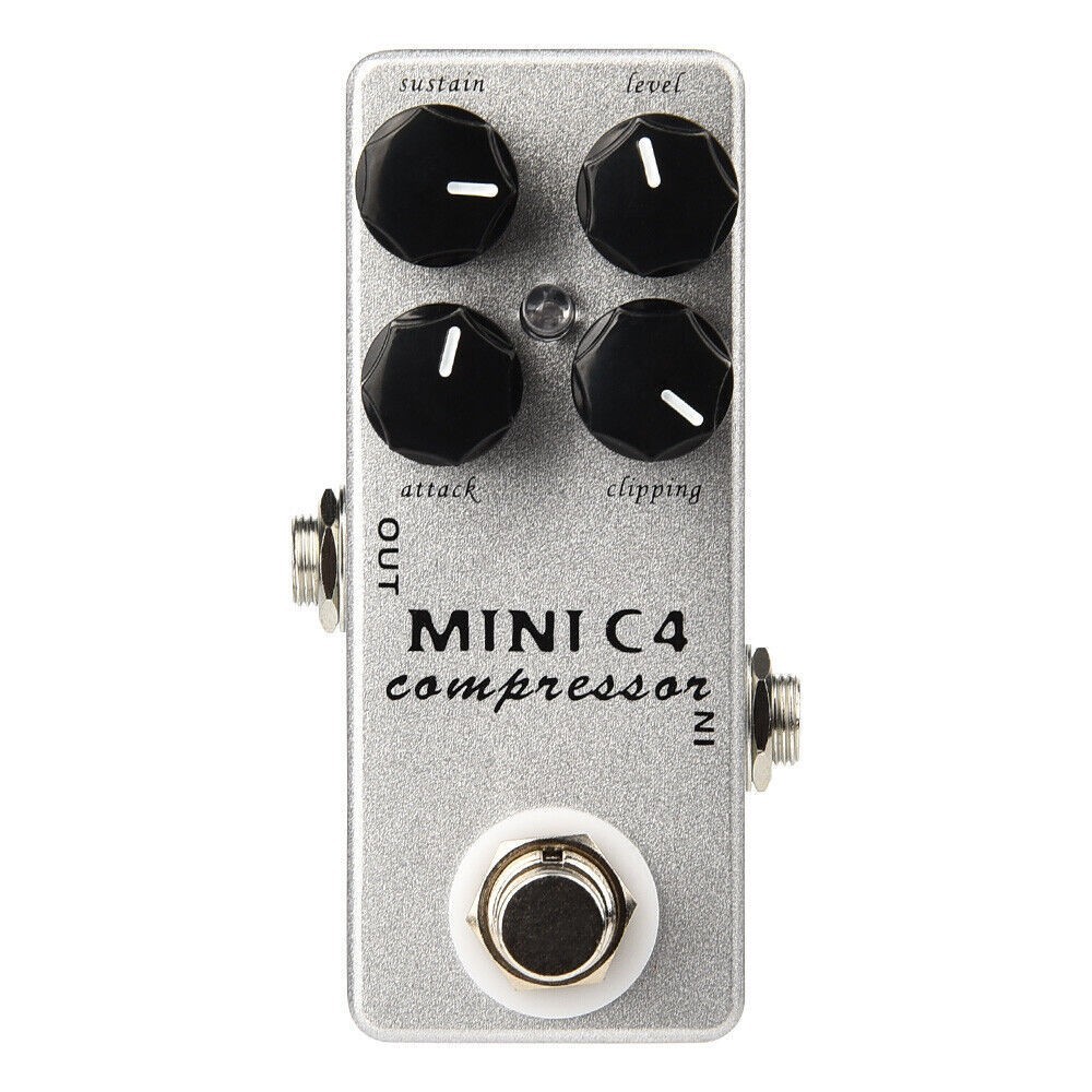 Mosky MINI COMPRESSOR Electric Guitar Effect Pedal Sustain Level Attack Clipping