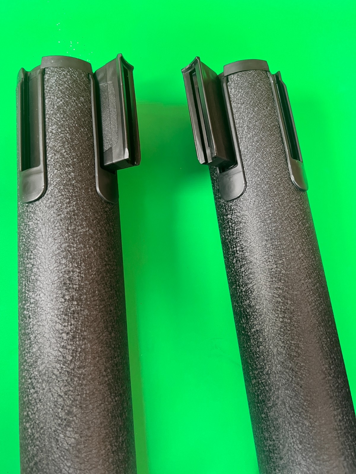 2-Pack Lavi Industries Basic Stanchion 38-1/2" Black Post 7' Retractable Belt