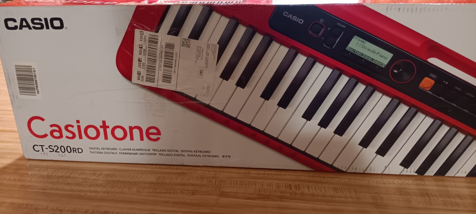 Casio Casiotone CT-S5200 - Portable Digital Keyboard (Red)   OPEN BOX