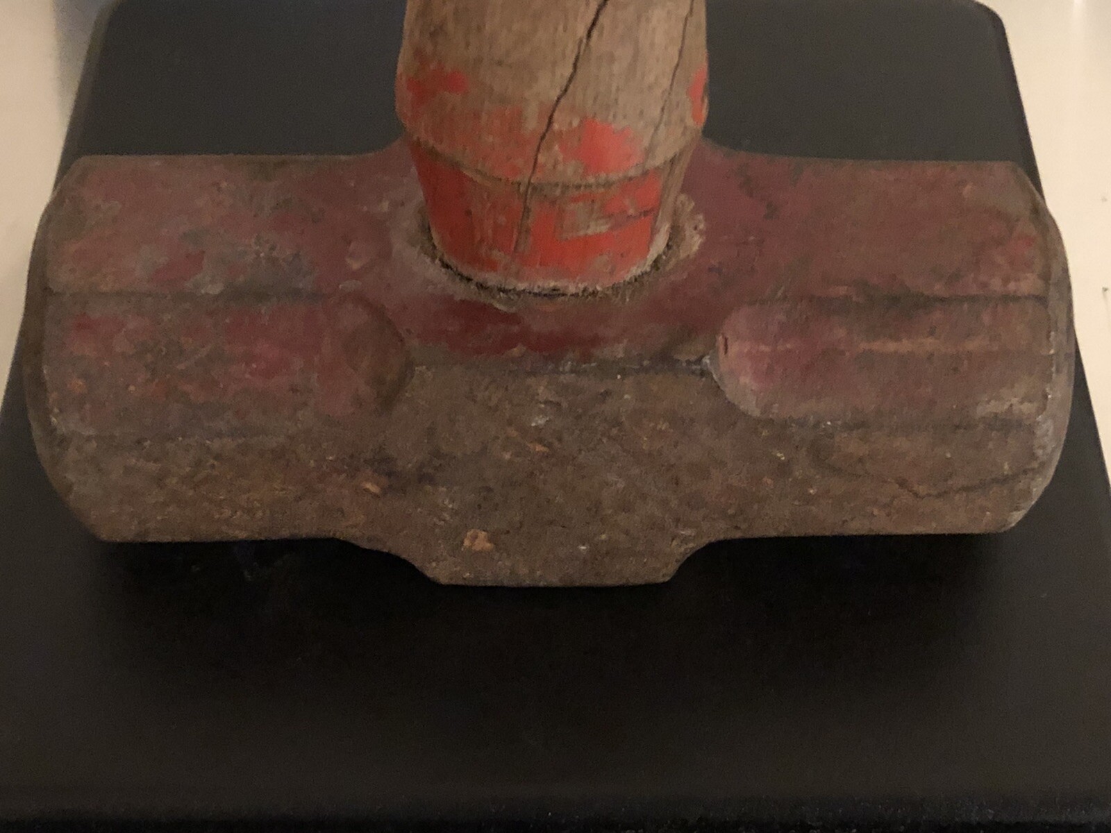 Vintage 3 lb Sledgehammer Head Red Made in Spain