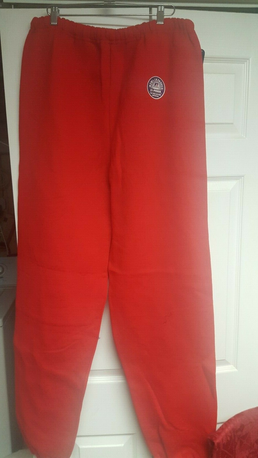 RUSSELL ATHLETIC DRI POWER  RED  SWEATPANTS    SIZE   2 XLARGE