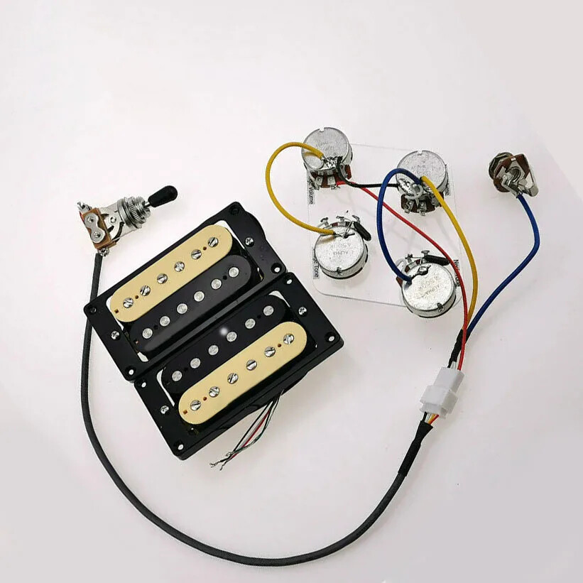 New guitar pickups double coil electric guitar pickups 4C with wiring harness